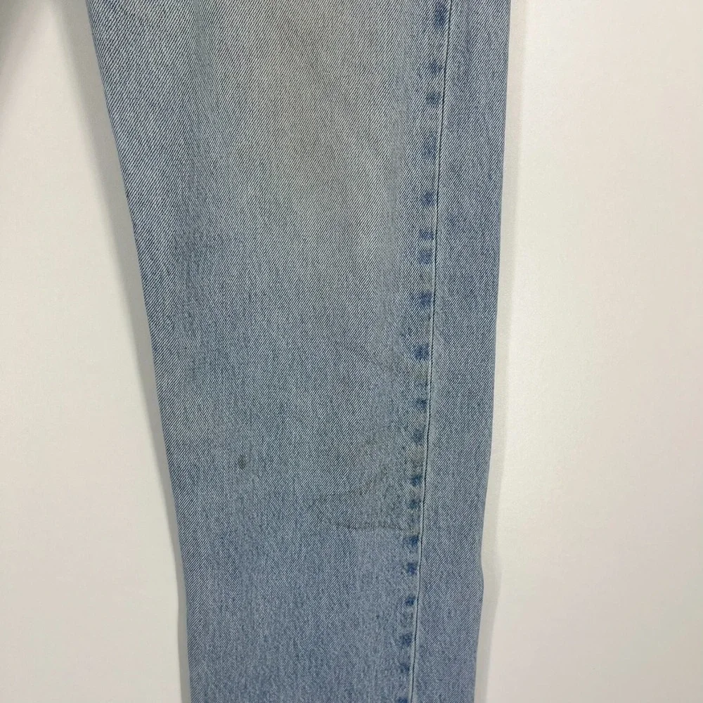 Levi's Jeans Men's Size 36 Blue‎ 501 Vtg Paper Tag 90's Button Fly Distressed